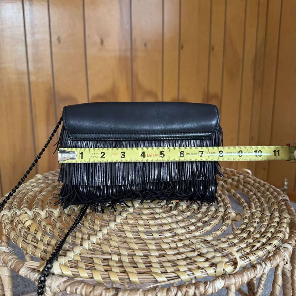 Loeffler Randall Black Fringe Crossbody Bag - Picture 13 of 15